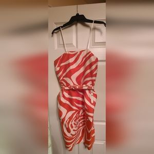 Jacquard Kate Spade Strapless Dress